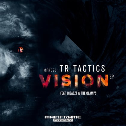 Vision album by TR Tactics, The Clamps & Disaszt - Drum and Bass Cover Art