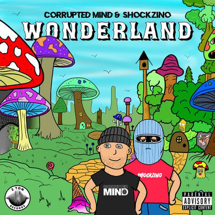 Wonderland album by Corrupted Mind - Drum and Bass Cover Art