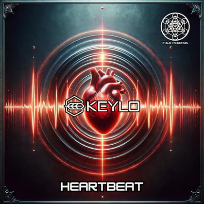 Heartbeat album by Keylo - Drum and Bass Cover Art