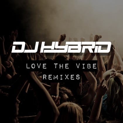 Love The Vibe Remixes album by DJ Hybrid - Drum and Bass Cover Art