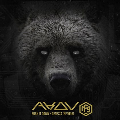 Burn It Down album by AKOV - Drum and Bass Cover Art