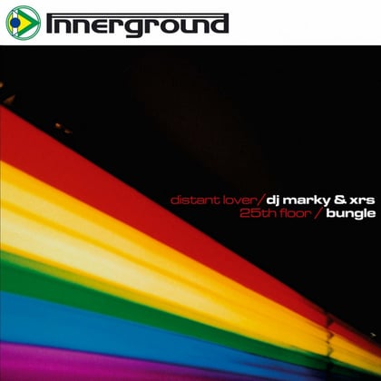 Distant Lover / 25th Floor album by DJ Marky, Bungle & XRS - Drum and Bass Cover Art