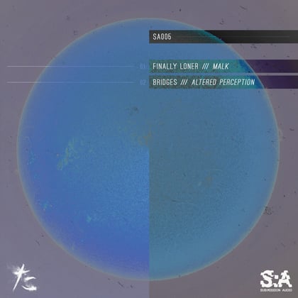 Finally Loner/Bridges album by Malk & NickBee - Drum and Bass Cover Art