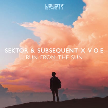 Run From The Sun album by V O E - Drum and Bass Cover Art