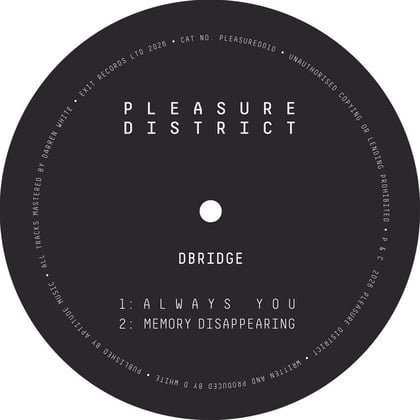 Always You / Memory Disappearing album by dBridge - Drum and Bass Cover Art