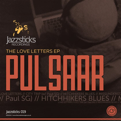 The Love Letters EP album by Pulsaar - Drum and Bass Cover Art