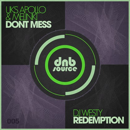Don't Mess / Redemption album by Melinki - Drum and Bass Cover Art