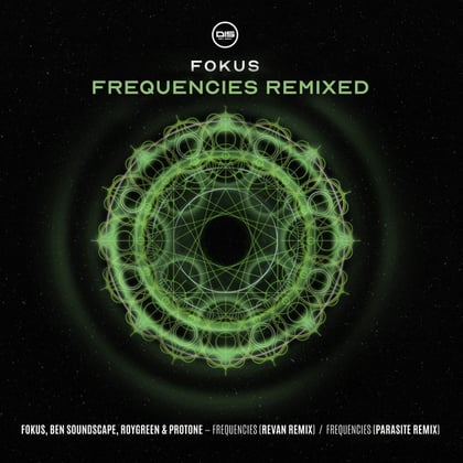 Frequencies Remixed album by Ben Soundscape, RoyGreen, Fokus & Protone - Drum and Bass Cover Art