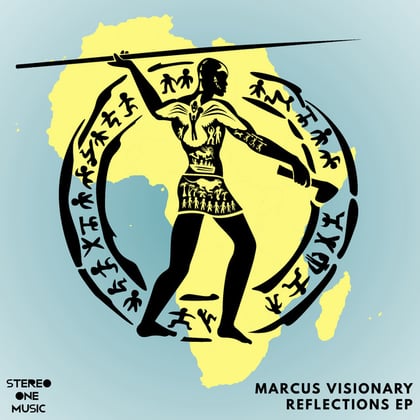 Reflections EP album by Marcus Visionary - Drum and Bass Cover Art