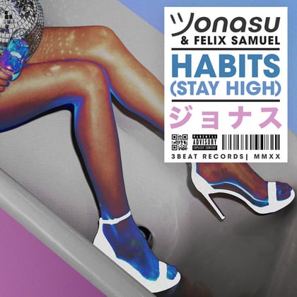 Habits (Stay High) album by Vibe Chemistry, Jonasu & Felix Samuel - Drum and Bass Cover Art