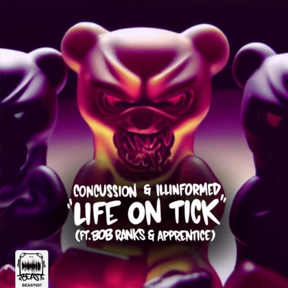 Life On Tick album by Concussion - Drum and Bass Cover Art