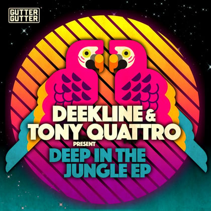 Deep In The Jungle EP album by Ed Solo, Deekline & Tony Quattro - Drum and Bass Cover Art