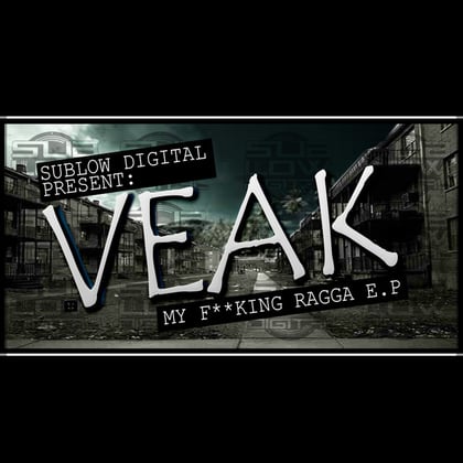My Fucking Ragga album by Veak - Drum and Bass Cover Art