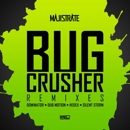 Bug Crusher Remixes album by Majistrate - Drum and Bass Cover Art