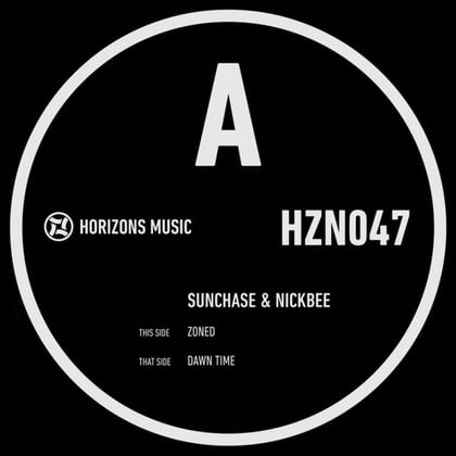 Zoned / Dawn Time album by Sunchase & NickBee - Drum and Bass Cover Art