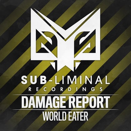 World Eater album by Damage Report - Drum and Bass Cover Art
