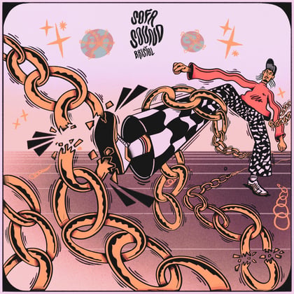 Deadly Chain album by MC Gusto & DLR - Drum and Bass Cover Art