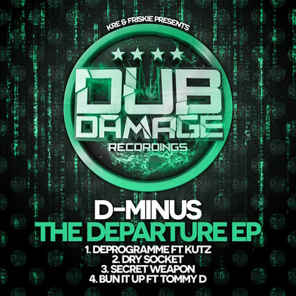 The Departure album by D-MINUS - Drum and Bass Cover Art