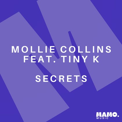 Secrets album by Mollie Collins & Tiny K - Drum and Bass Cover Art