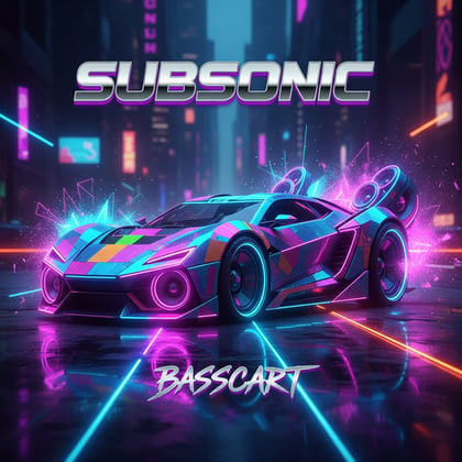 BASSCART album by Subsonic - Drum and Bass Cover Art