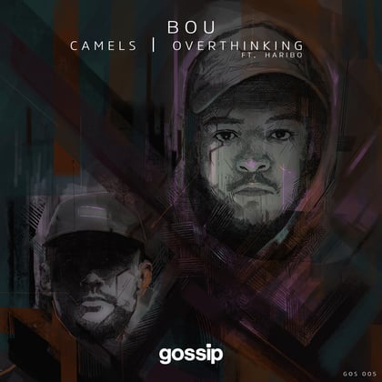 Camels / Overthinking album by Bou & Haribo - Drum and Bass Cover Art