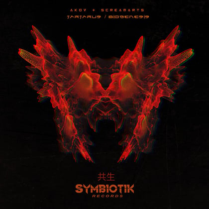 Tartarus / Biogenesis album by AKOV & Screamarts - Drum and Bass Cover Art