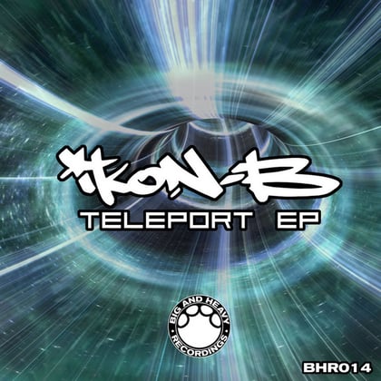 Teleport EP album by Ikon-B - Drum and Bass Cover Art