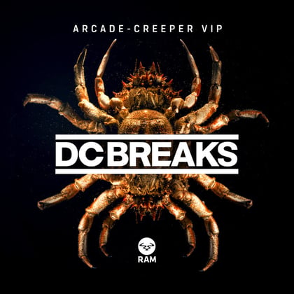 Arcade / Creeper VIP album by DC Breaks - Drum and Bass Cover Art