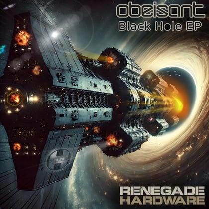 Black Hole EP album by Obeisant - Drum and Bass Cover Art