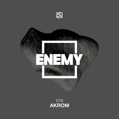 Enemy 16 album by Akrom - Drum and Bass Cover Art