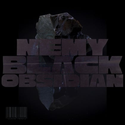 Black Obsidian LP album by Nemy - Drum and Bass Cover Art