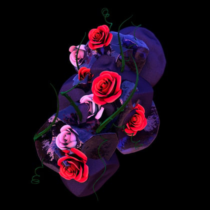Stone Rose EP album by Monty, Hyroglifics, Visages & Fluidity - Drum and Bass Cover Art