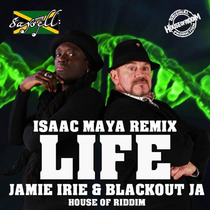 Life Remixs album by Lowriderz, Jamie Irie & Blackout JA - Drum and Bass Cover Art