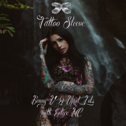 Tattoo Sleeve album by Benny V, Dfrnt Lvls & Entice MC - Drum and Bass Cover Art
