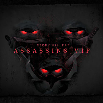 Assassins VIP album by A.M.C & Teddy Killerz - Drum and Bass Cover Art