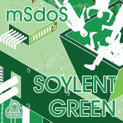 Soylent Green album by MSDOS - Drum and Bass Cover Art