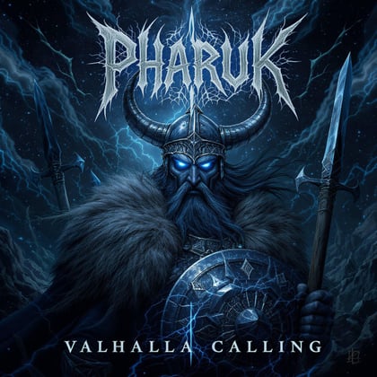 Valhalla Calling album by Pharuk - Drum and Bass Cover Art