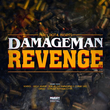 Revenge album by Damageman - Drum and Bass Cover Art