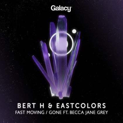 Fast Moving / Gone album by Bert H, Becca Jane Grey & Eastcolors - Drum and Bass Cover Art
