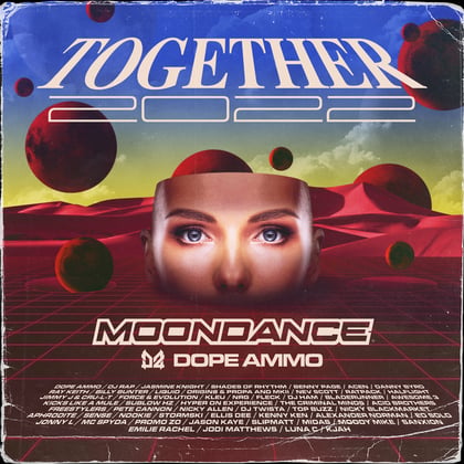 Together 2022 album by Danny Byrd, Benny Page & Dope Ammo - Drum and Bass Cover Art