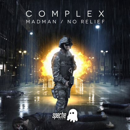 Madman / No Relief album by Filthy Habits & Complex - Drum and Bass Cover Art
