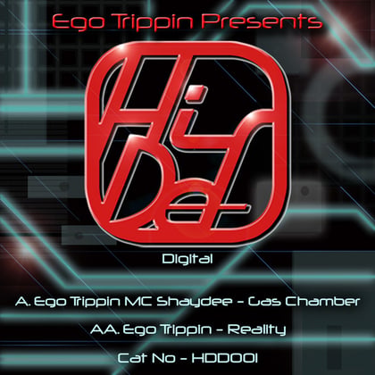 Gas Chamber / Reality album by Ego Trippin - Drum and Bass Cover Art