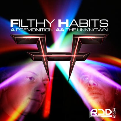 A. Premonition AA. The Unknown album by Jayline & Filthy Habits - Drum and Bass Cover Art