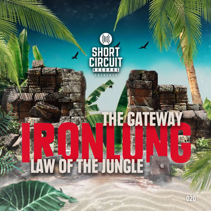 Law Of The Jungle & The Gateway album by Ironlung - Drum and Bass Cover Art