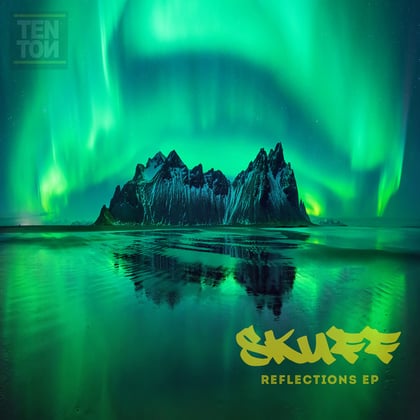 Reflections album by Skuff - Drum and Bass Cover Art