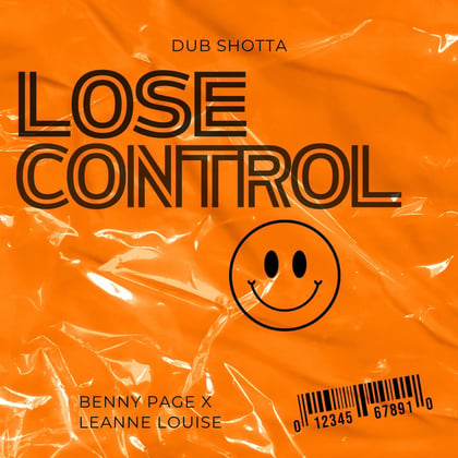 Lose Control album by Benny Page - Drum and Bass Cover Art