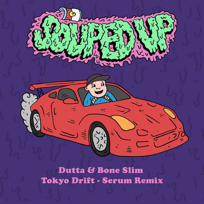 Tokyo Drift (Serum Remix) album by Dutta, Serum & Bone Slim - Drum and Bass Cover Art