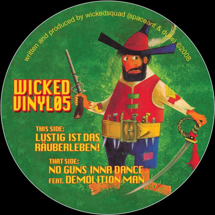 WickedVinyl05 album by Wickedsquad - Drum and Bass Cover Art
