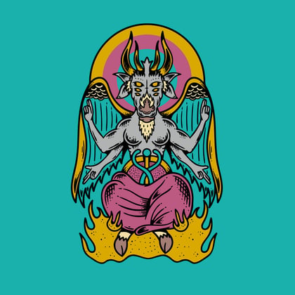 The Shaman album by Klinical & Fre4knc - Drum and Bass Cover Art