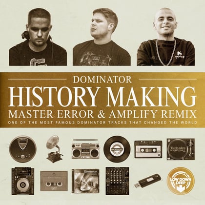 History Making (Master Error & Amplify Remix) album by Capone, Master Error, Amplify & Dominator - Drum and Bass Cover Art
